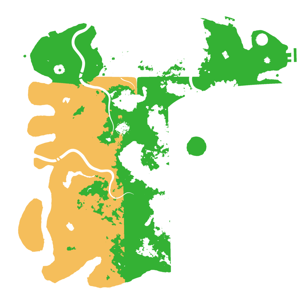 Biome Rust Map: Procedural Map, Size: 4500, Seed: 582524191