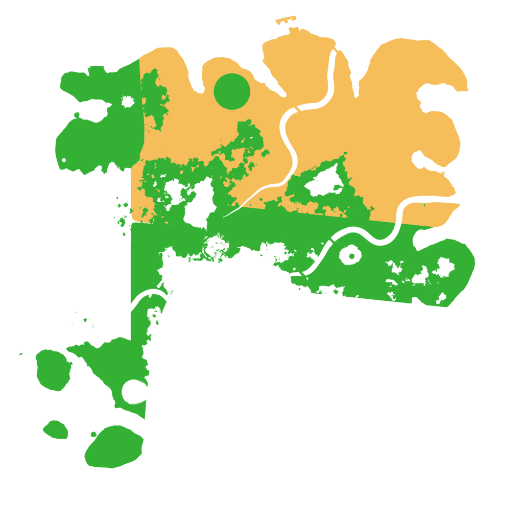 Biome Rust Map: Procedural Map, Size: 3800, Seed: 98836329