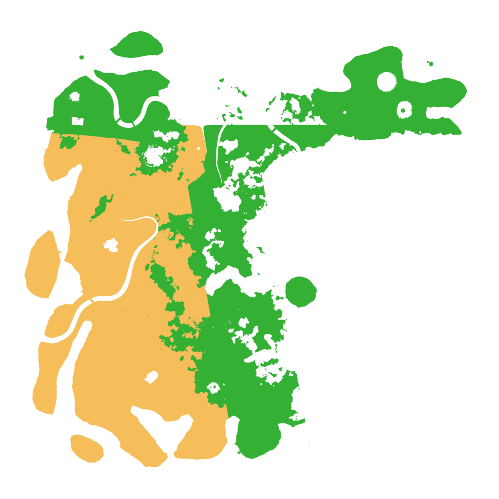 Biome Rust Map: Procedural Map, Size: 4500, Seed: 254085435