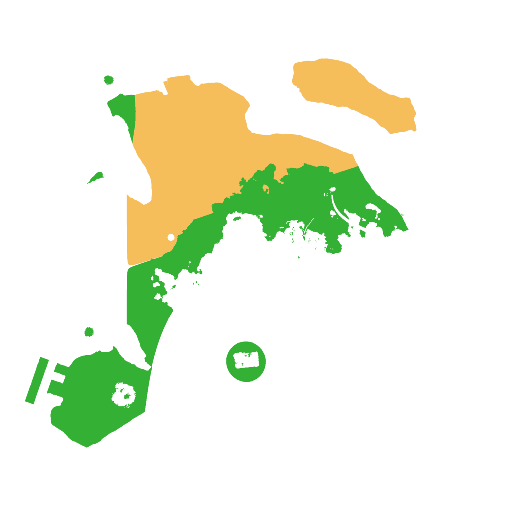 Biome Rust Map: Procedural Map, Size: 2200, Seed: 1559522819
