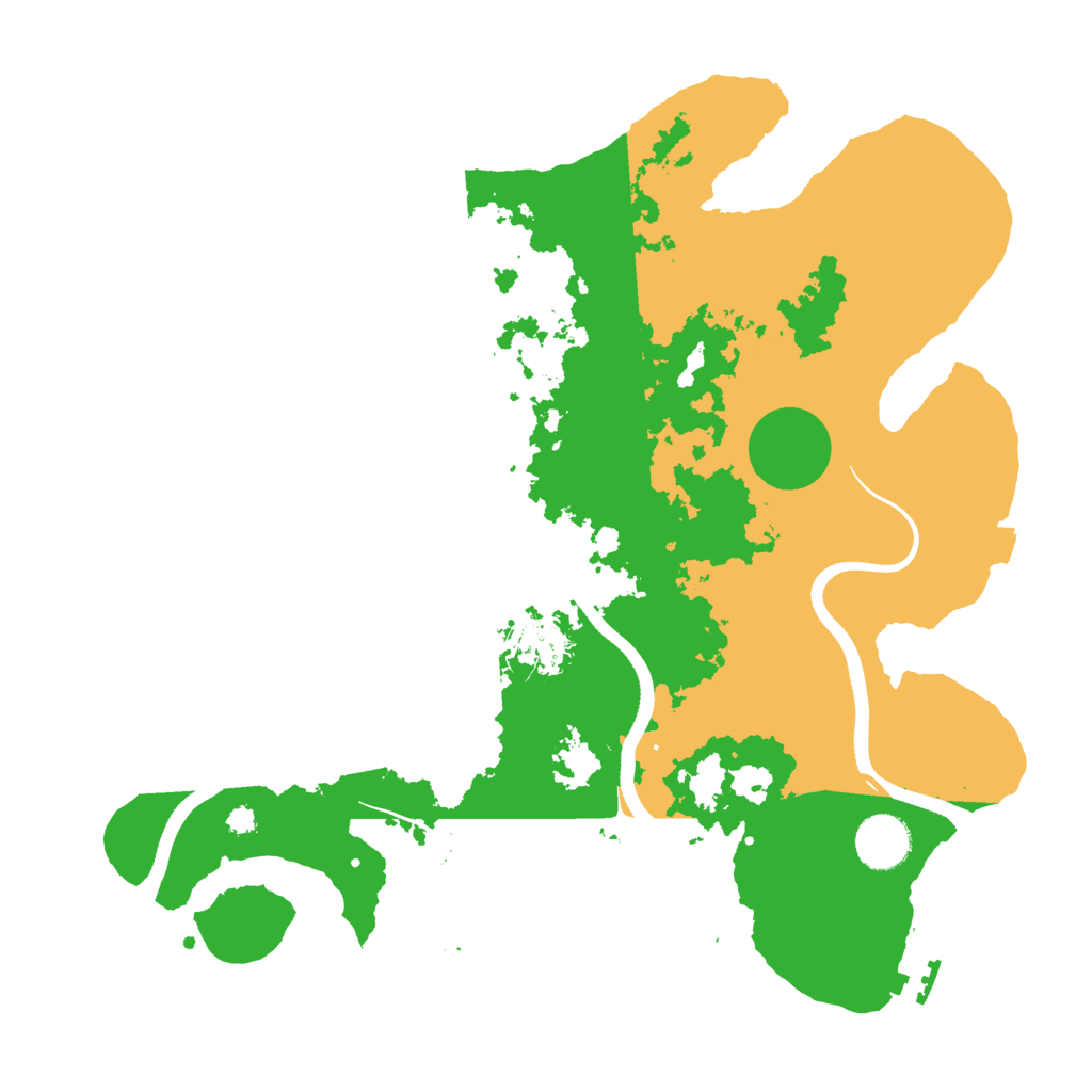 Biome Rust Map: Procedural Map, Size: 3500, Seed: 20260115