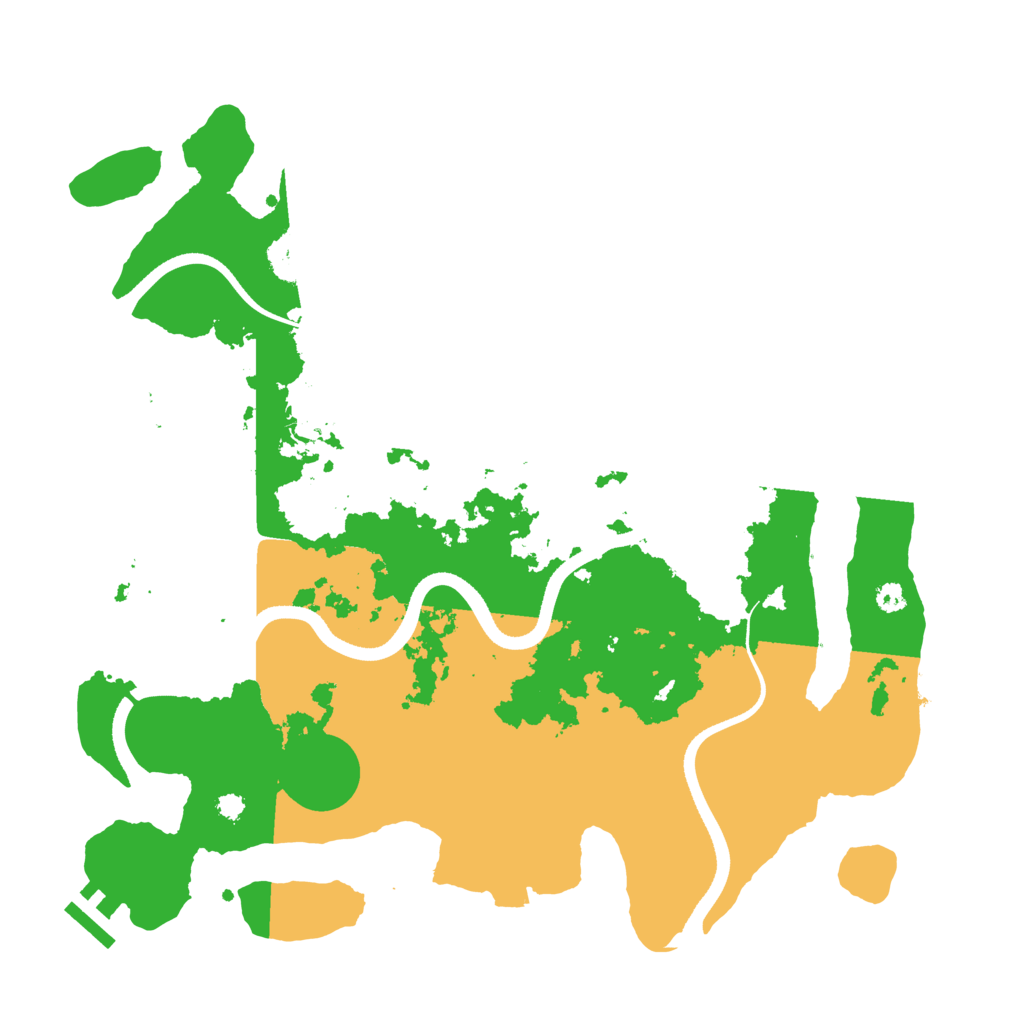 Biome Rust Map: Procedural Map, Size: 3500, Seed: 795677899