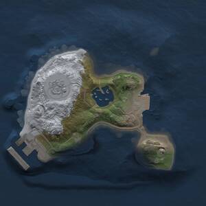 Thumbnail Rust Map: Procedural Map, Size: 1500, Seed: 238671364, 4 Monuments
