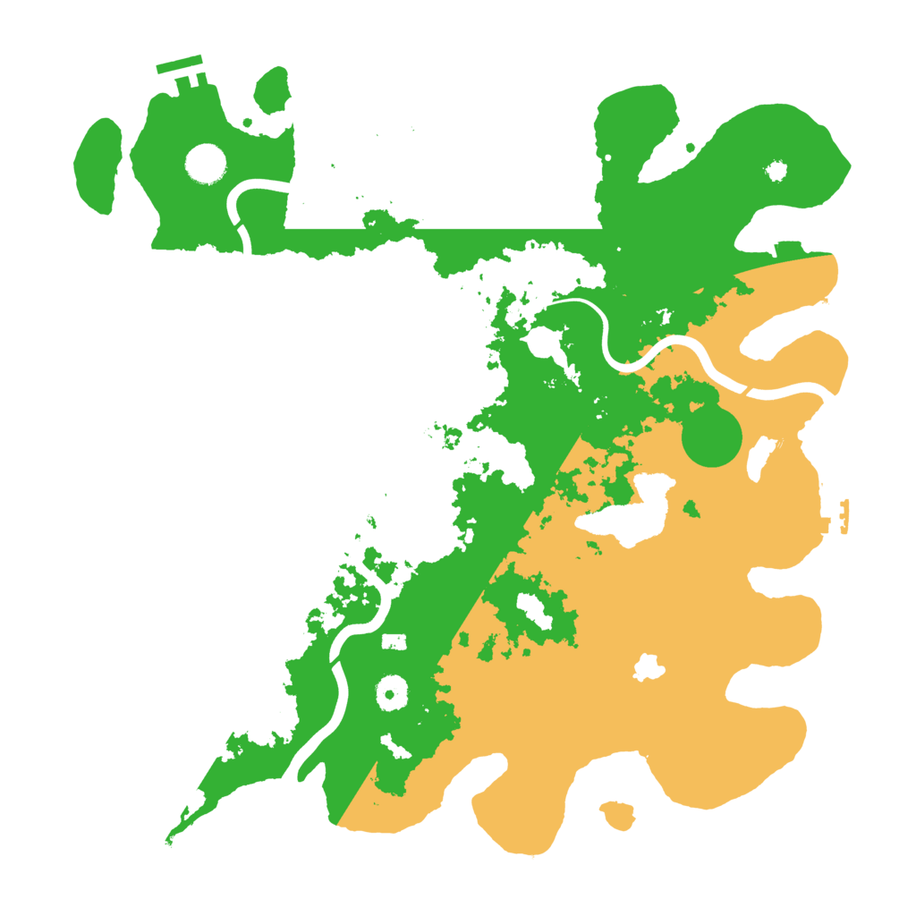Biome Rust Map: Procedural Map, Size: 4000, Seed: 111410413