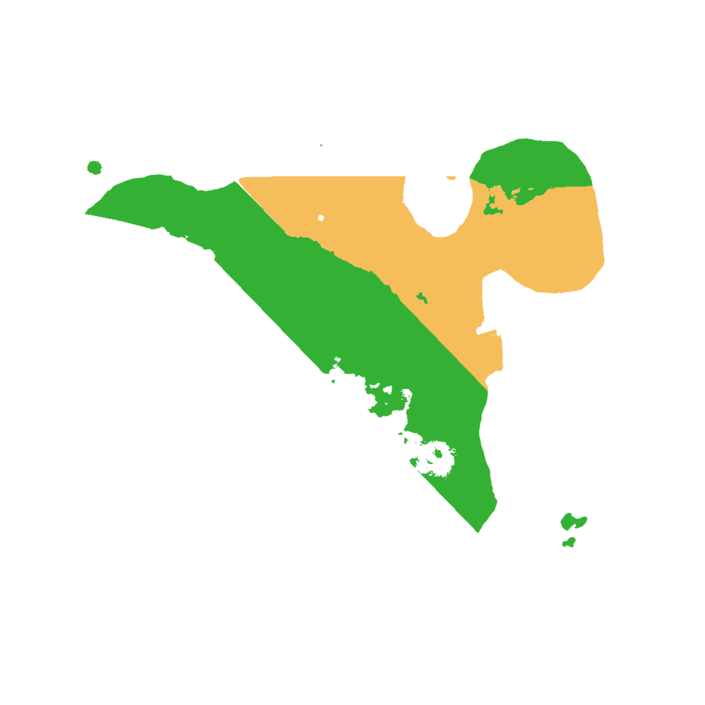 Biome Rust Map: Procedural Map, Size: 2000, Seed: 455835610