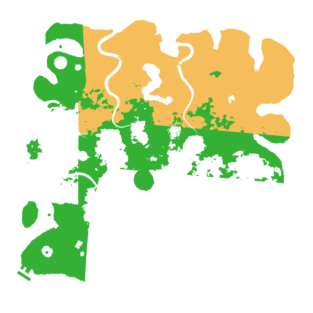 Biome Rust Map: Procedural Map, Size: 4250, Seed: 110095251