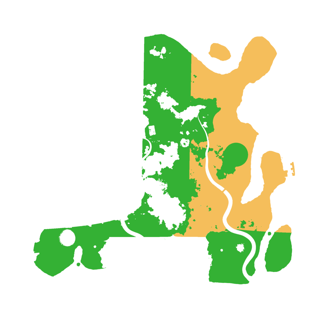 Biome Rust Map: Procedural Map, Size: 3500, Seed: 982634321