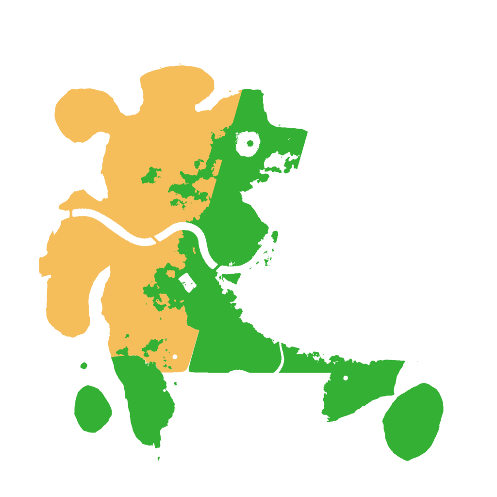 Biome Rust Map: Procedural Map, Size: 3000, Seed: 46771