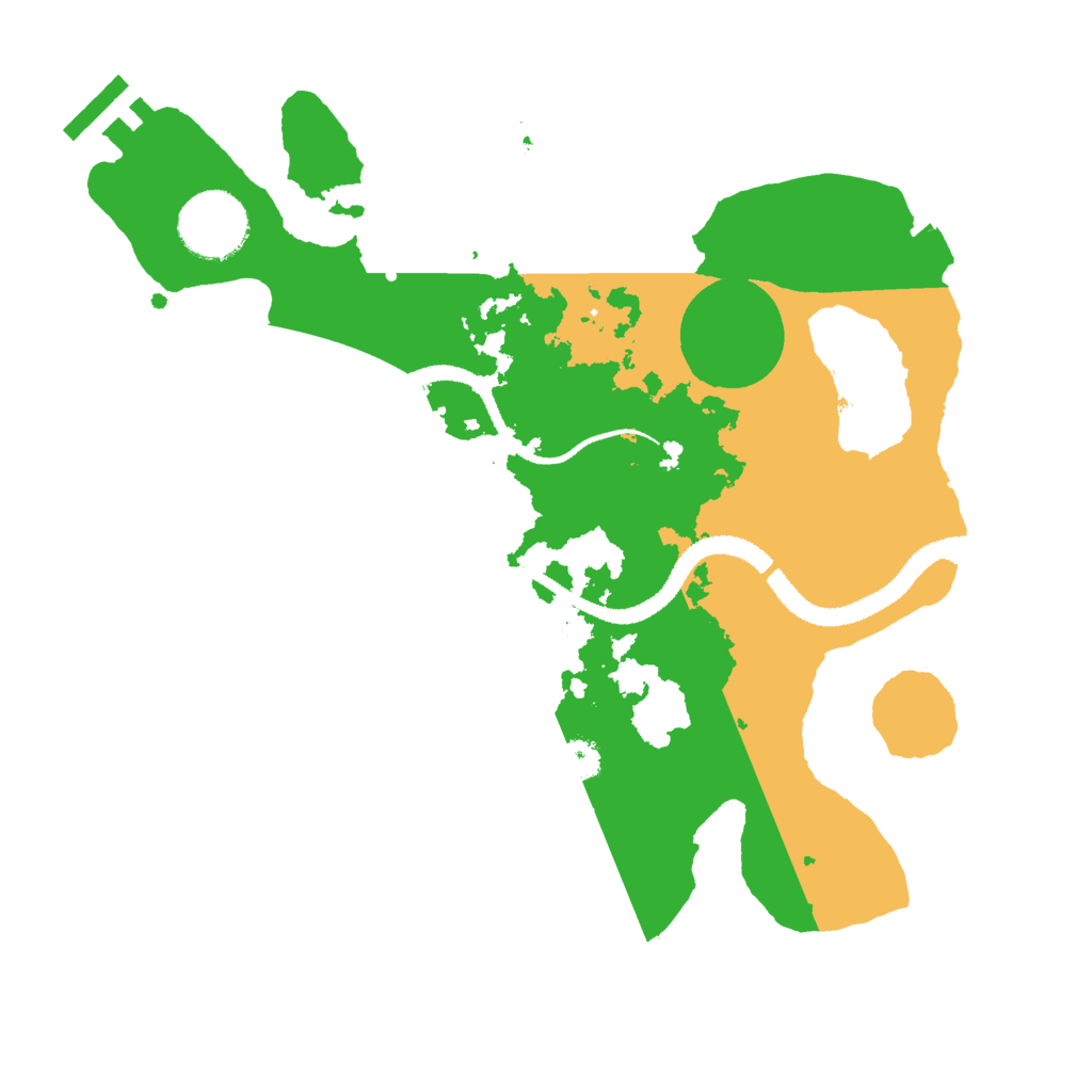 Biome Rust Map: Procedural Map, Size: 2800, Seed: 735321920