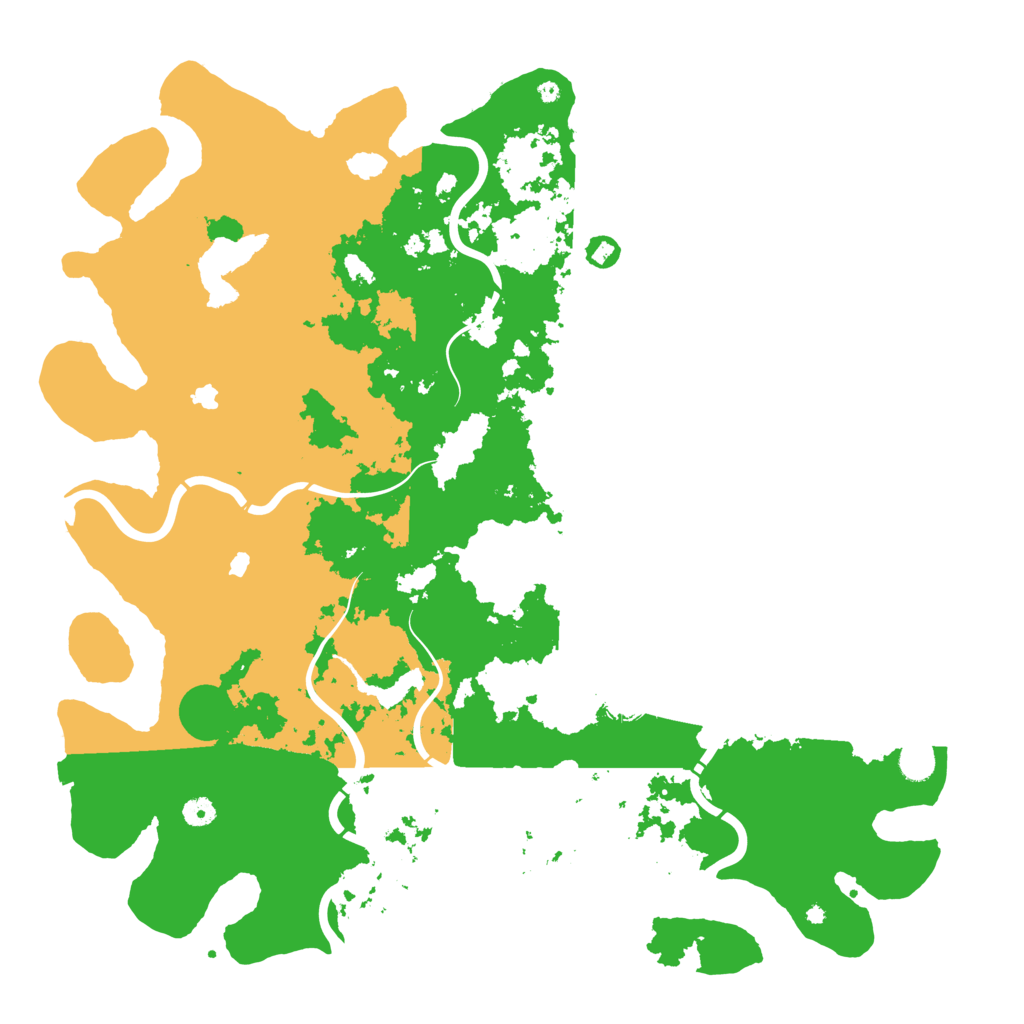 Biome Rust Map: Procedural Map, Size: 5000, Seed: 1909883806