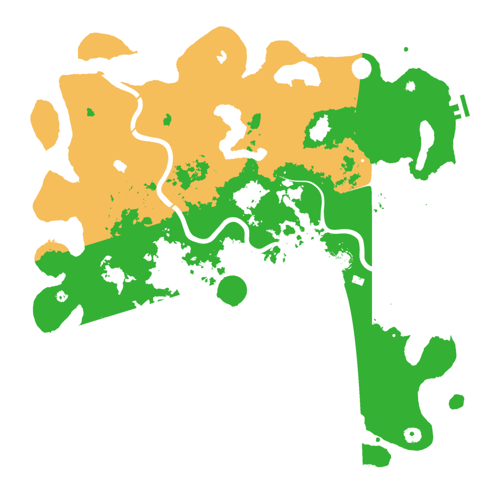 Biome Rust Map: Procedural Map, Size: 4500, Seed: 1265733872