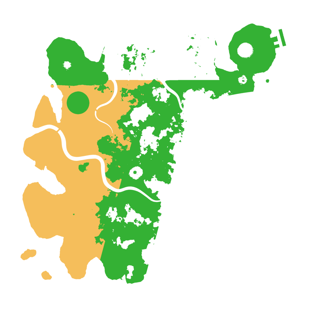 Biome Rust Map: Procedural Map, Size: 3750, Seed: 119220344