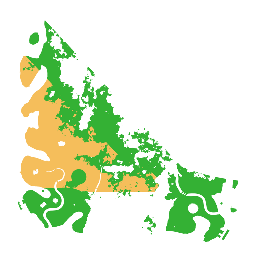 Biome Rust Map: Procedural Map, Size: 4500, Seed: 122087179