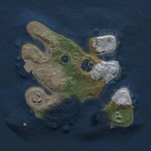 Thumbnail Rust Map: Procedural Map, Size: 2000, Seed: 522011044, 4 Monuments