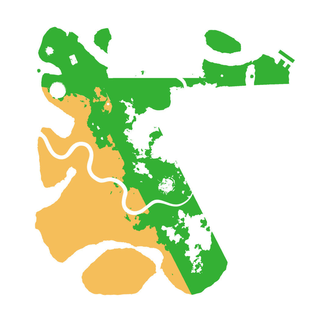 Biome Rust Map: Procedural Map, Size: 3500, Seed: 246810