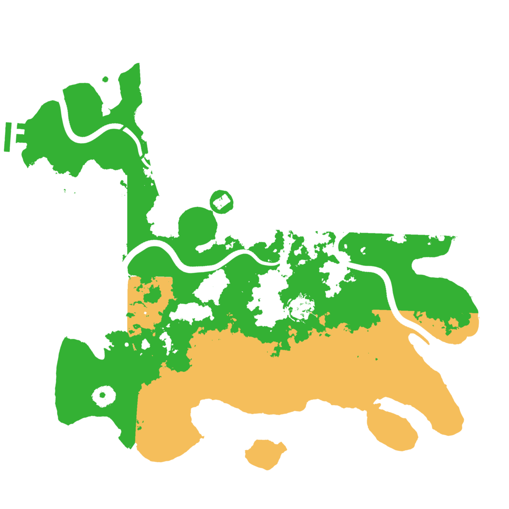 Biome Rust Map: Procedural Map, Size: 3500, Seed: 13370