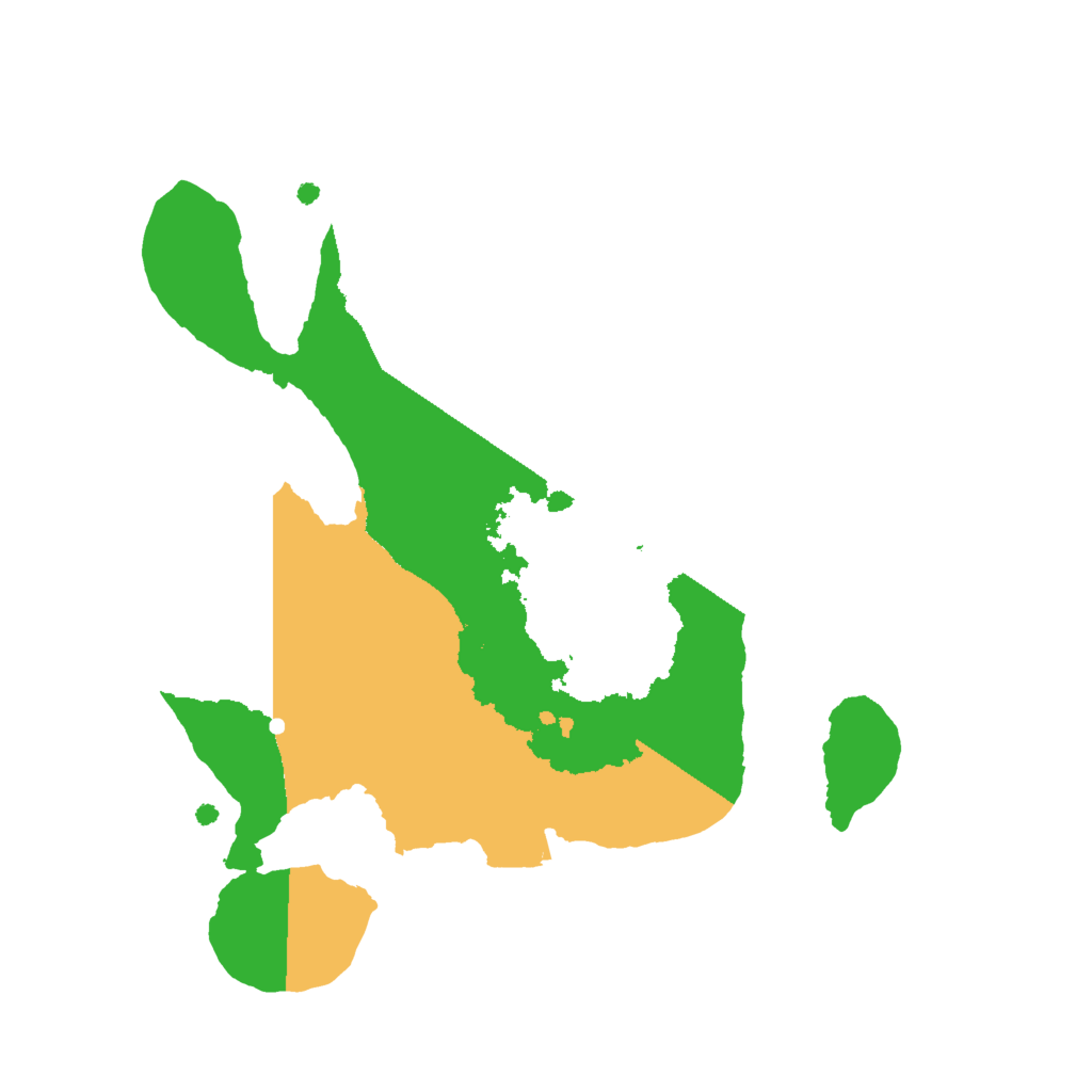 Biome Rust Map: Procedural Map, Size: 2000, Seed: 1358778699