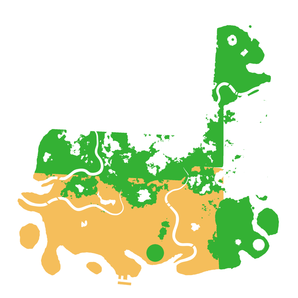 Biome Rust Map: Procedural Map, Size: 4500, Seed: 879892081