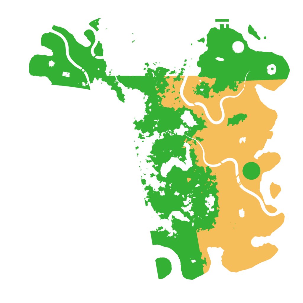 Biome Rust Map: Procedural Map, Size: 4500, Seed: 375261449
