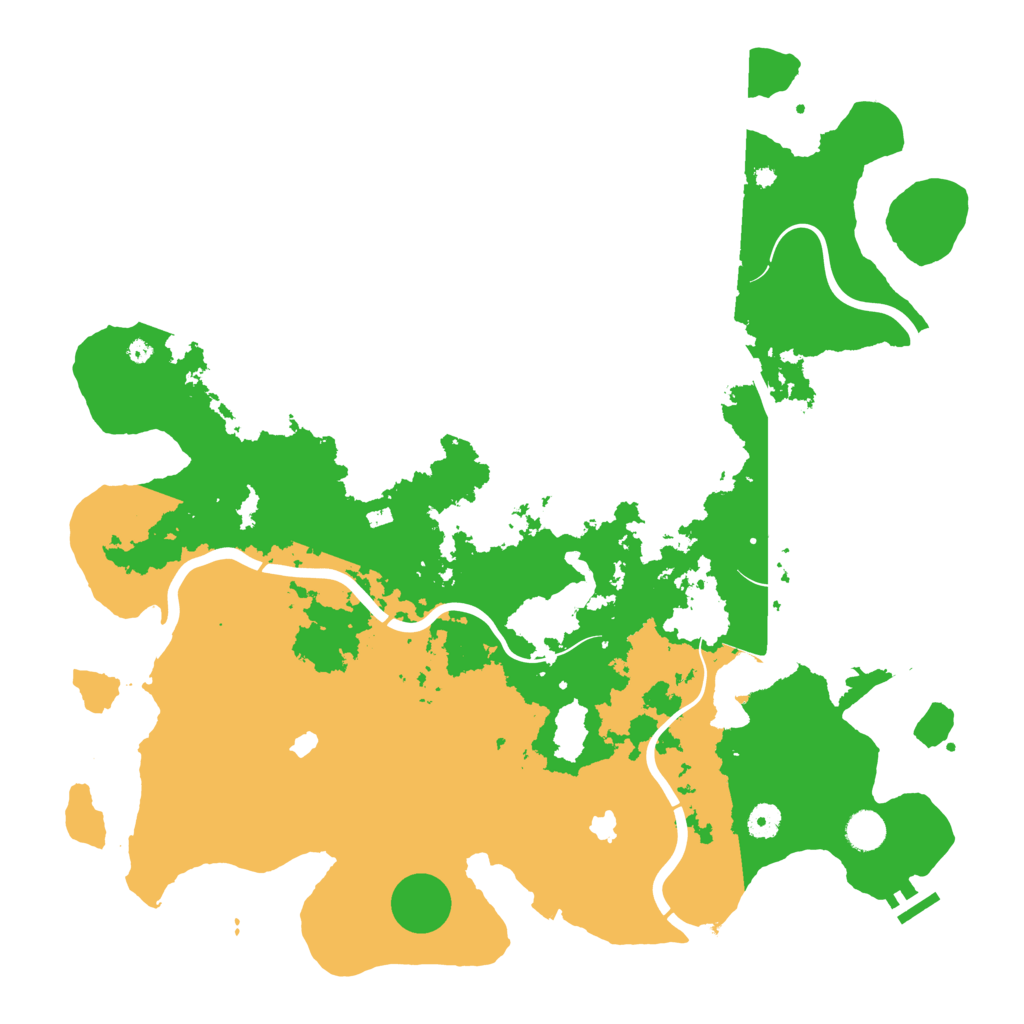 Biome Rust Map: Procedural Map, Size: 4500, Seed: 406668696