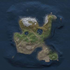 Thumbnail Rust Map: Procedural Map, Size: 1800, Seed: 112, 3 Monuments