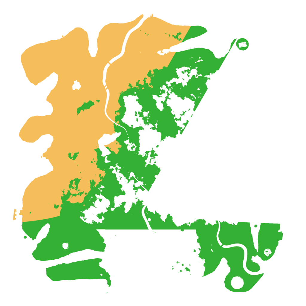 Biome Rust Map: Procedural Map, Size: 4250, Seed: 80435