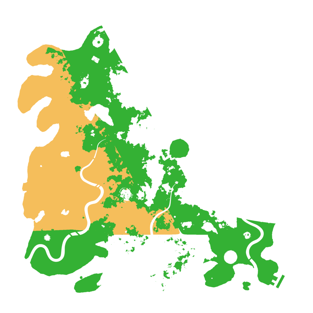 Biome Rust Map: Procedural Map, Size: 4500, Seed: 1288150558