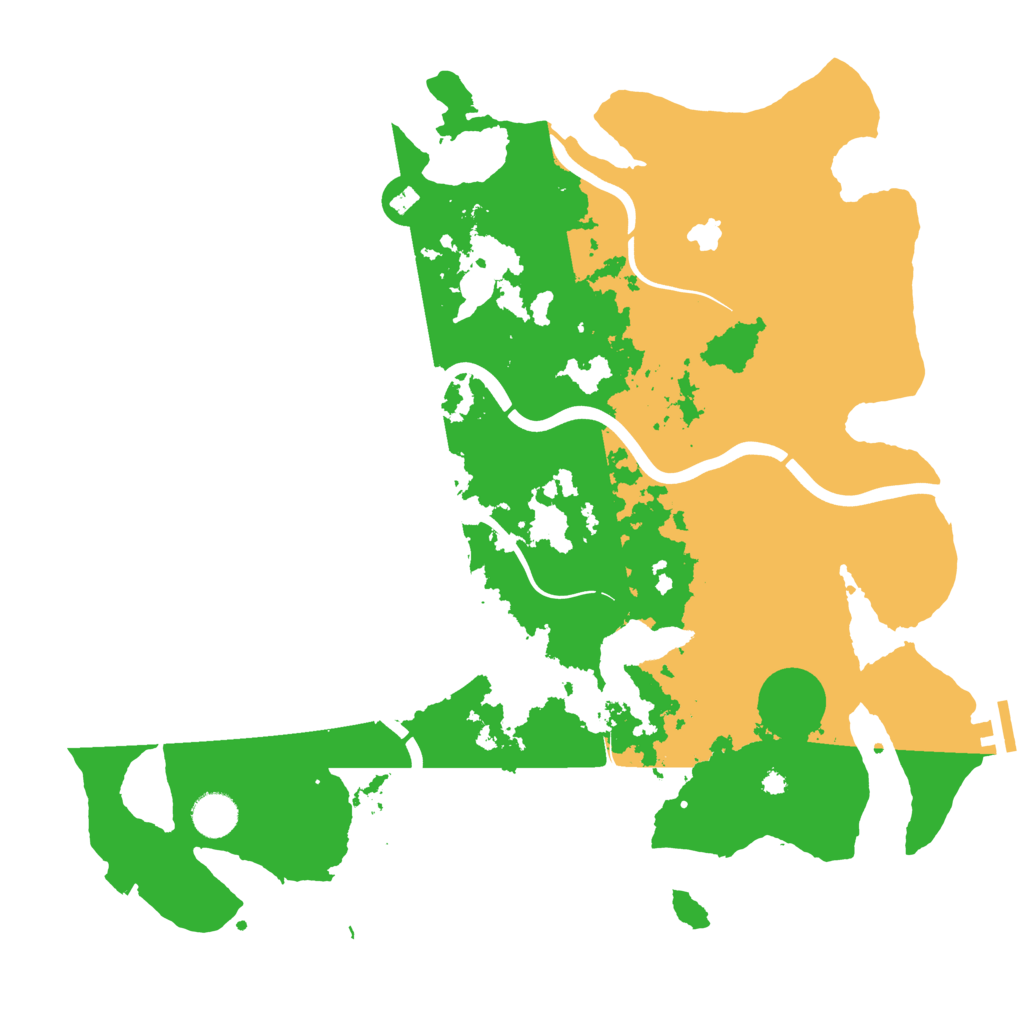 Biome Rust Map: Procedural Map, Size: 4000, Seed: 1539679264