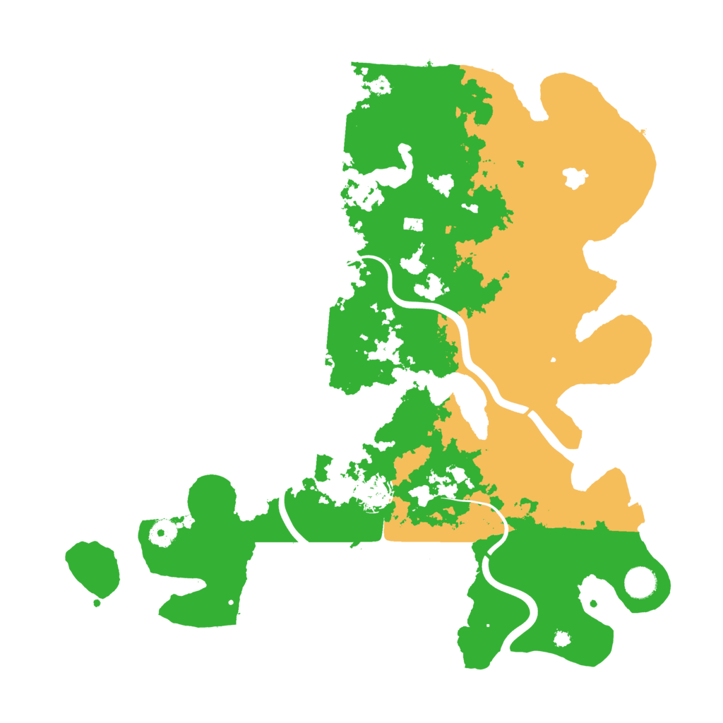 Biome Rust Map: Procedural Map, Size: 4000, Seed: 823455