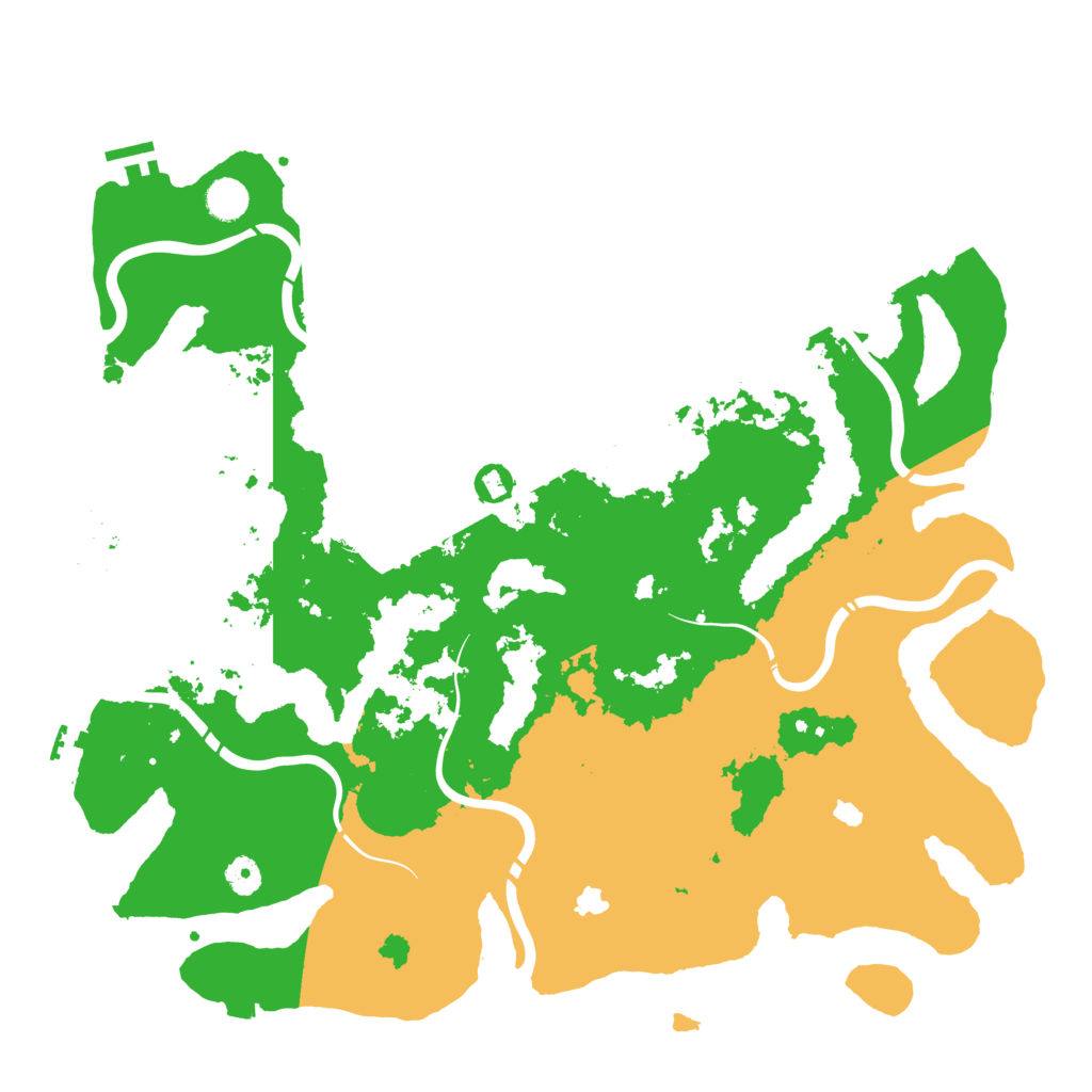 Biome Rust Map: Procedural Map, Size: 4500, Seed: 123924