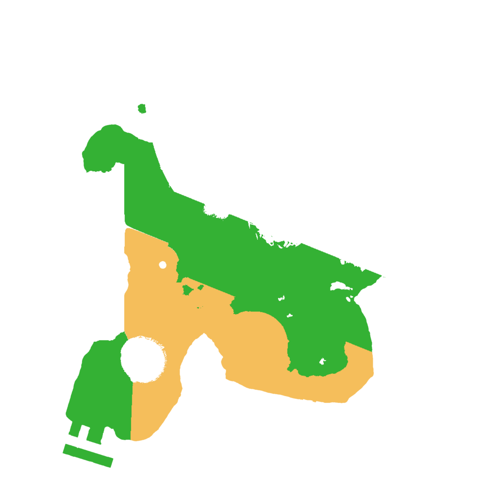 Biome Rust Map: Procedural Map, Size: 2000, Seed: 103602488