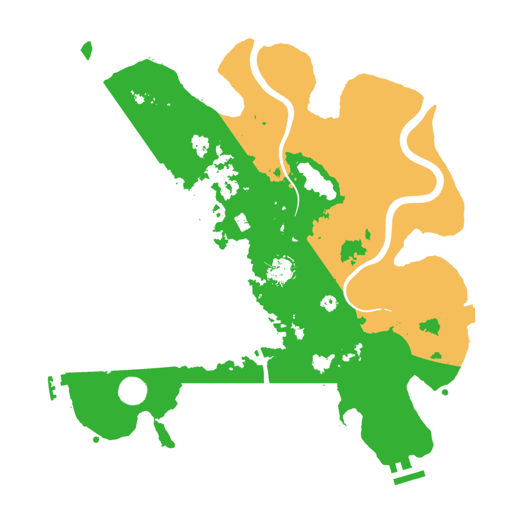Biome Rust Map: Procedural Map, Size: 3250, Seed: 3404