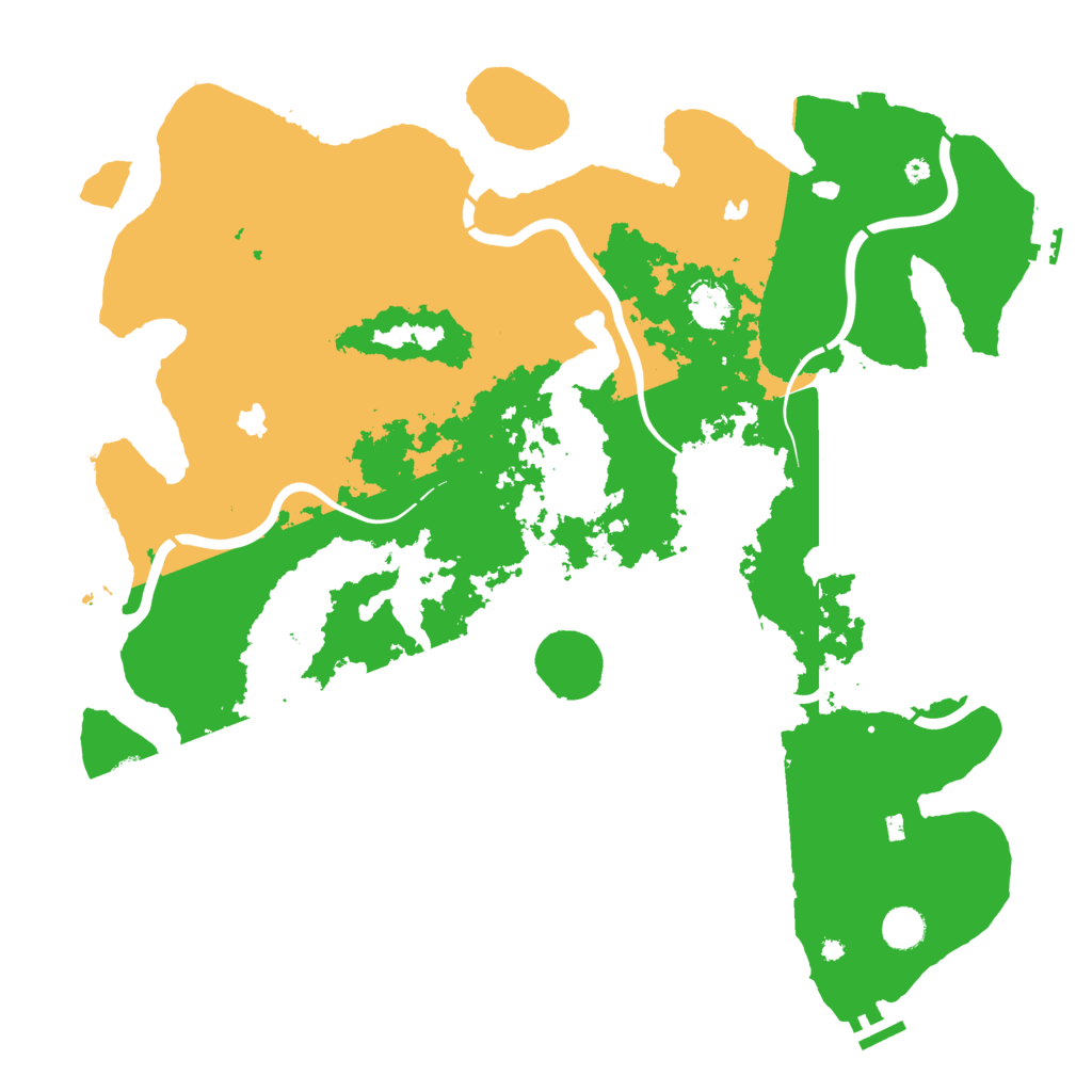 Biome Rust Map: Procedural Map, Size: 4500, Seed: 617892579