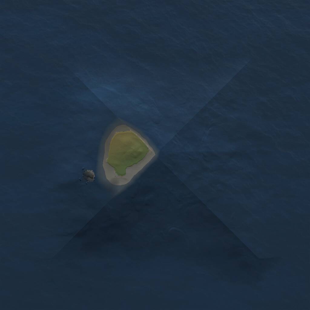 Rust Map: Procedural Map, Size: 1000, Seed: 753475649, 1 Monuments