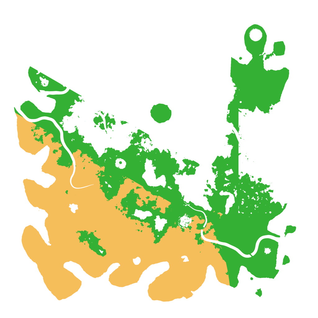 Biome Rust Map: Procedural Map, Size: 4500, Seed: 354678