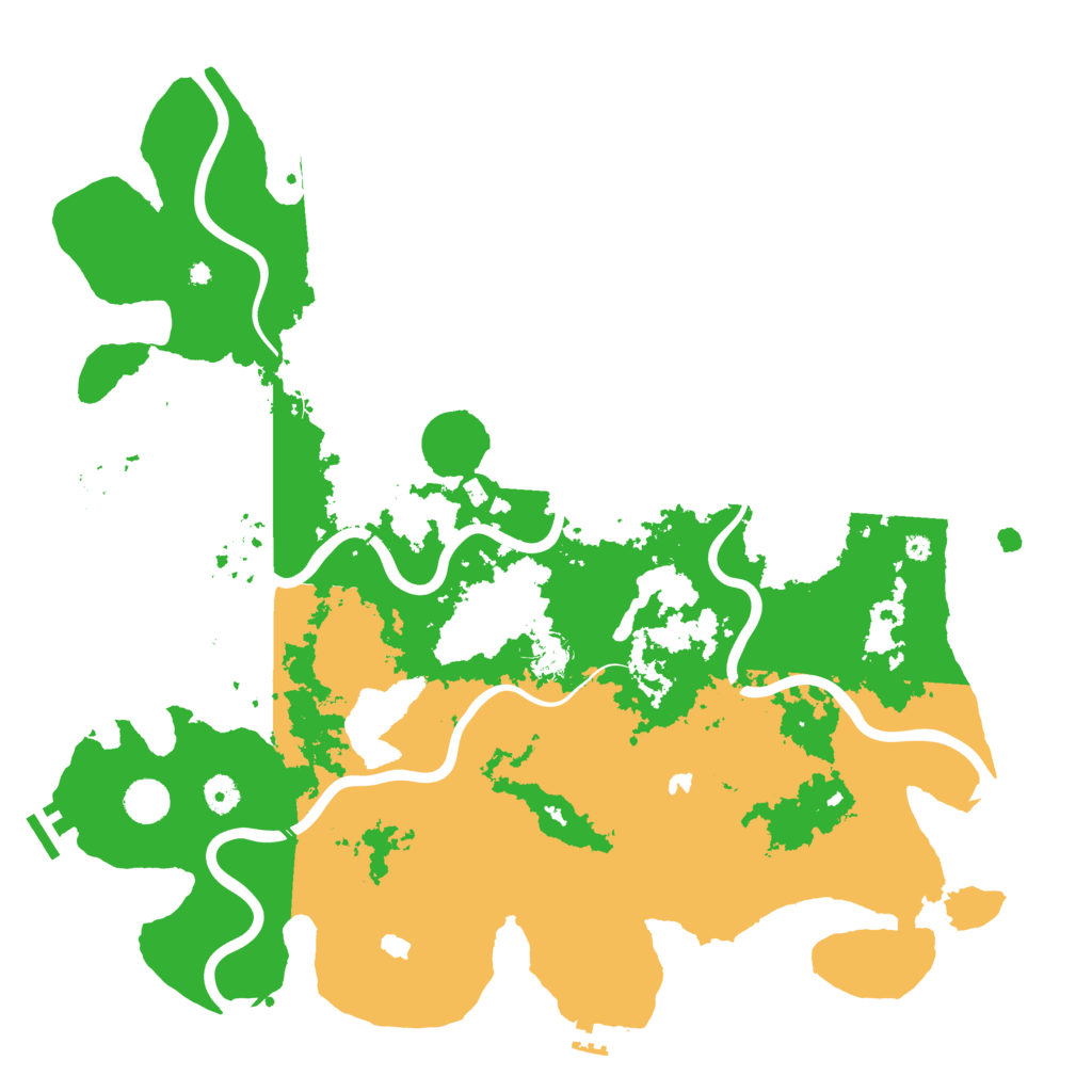 Biome Rust Map: Procedural Map, Size: 4500, Seed: 3543844