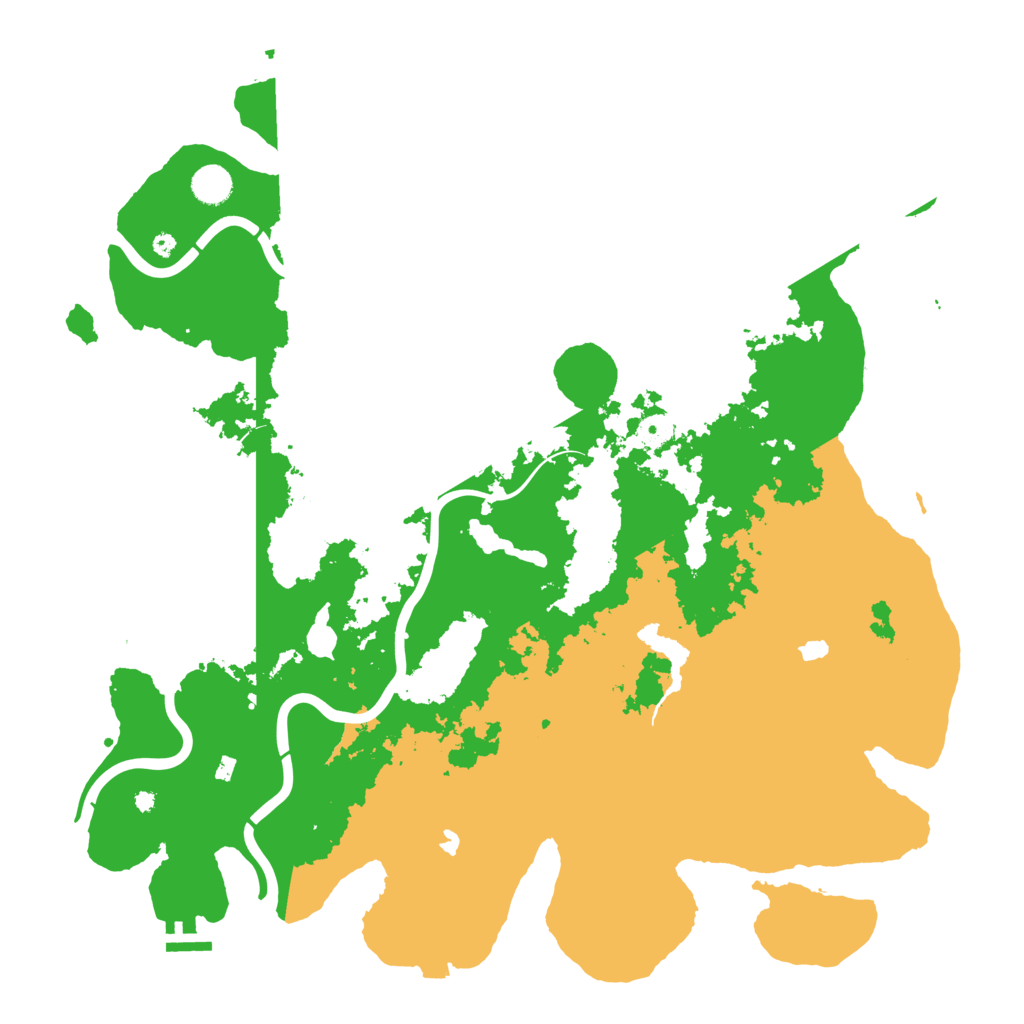 Biome Rust Map: Procedural Map, Size: 4500, Seed: 154328264