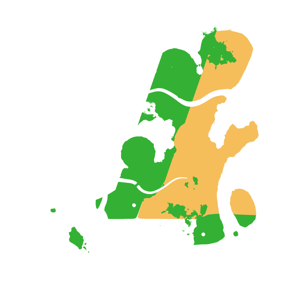 Biome Rust Map: Procedural Map, Size: 2300, Seed: 5132
