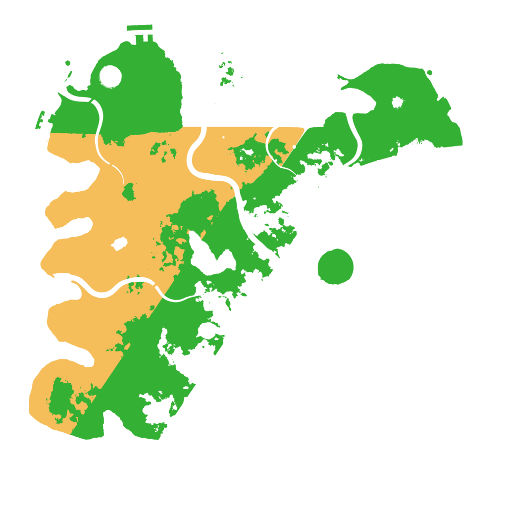 Biome Rust Map: Procedural Map, Size: 4000, Seed: 876876543