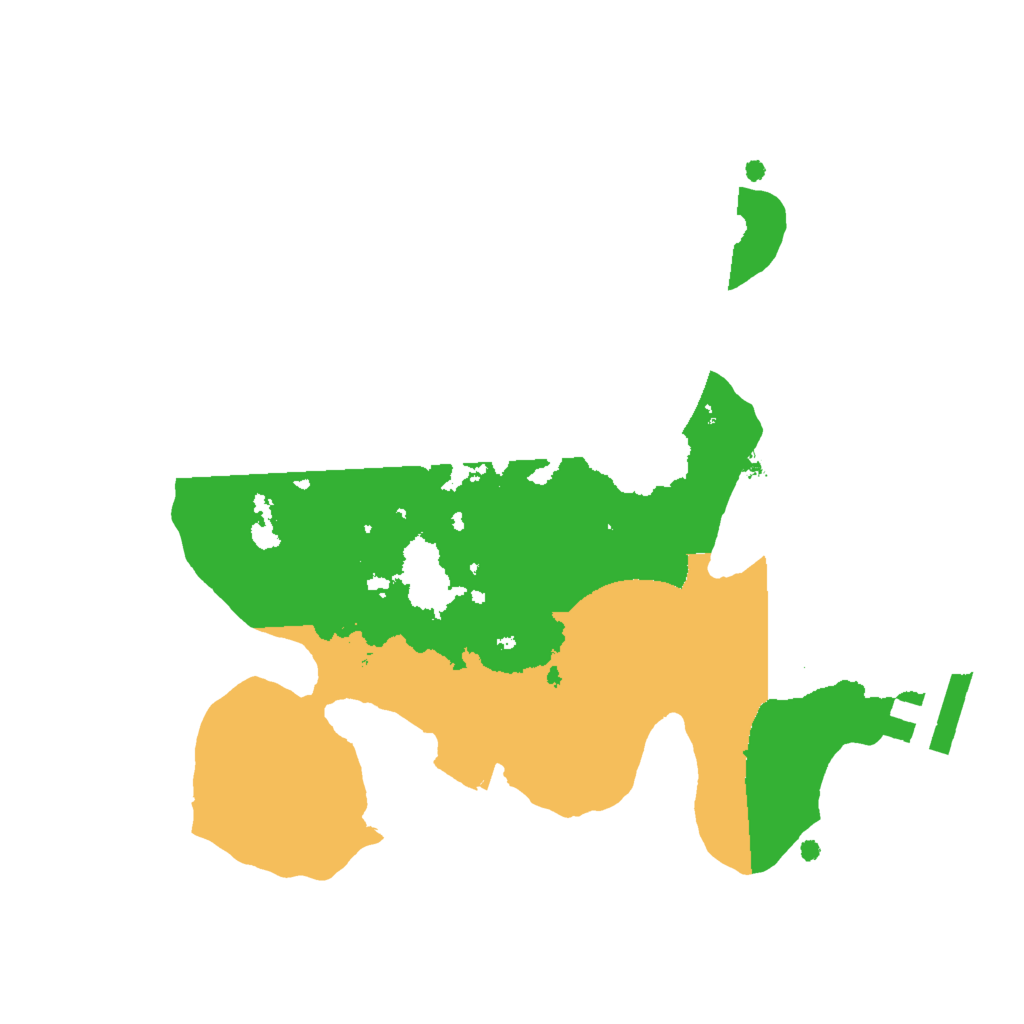Biome Rust Map: Procedural Map, Size: 2000, Seed: 35196