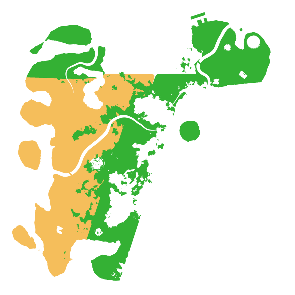 Biome Rust Map: Procedural Map, Size: 4000, Seed: 111892340