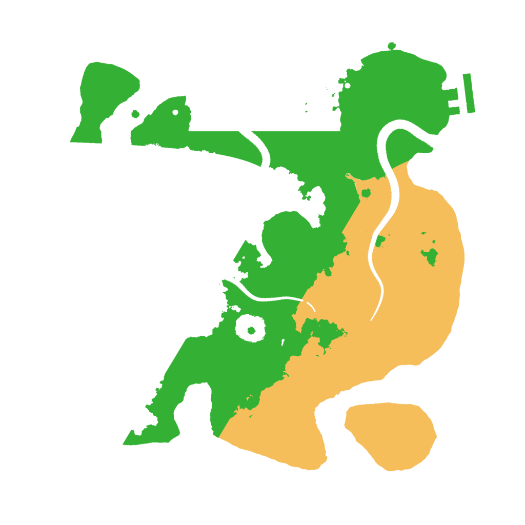 Biome Rust Map: Procedural Map, Size: 2700, Seed: 58634964