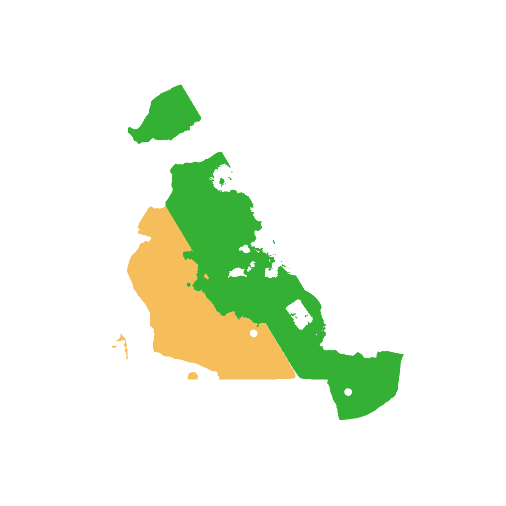 Biome Rust Map: Procedural Map, Size: 2000, Seed: 61474106