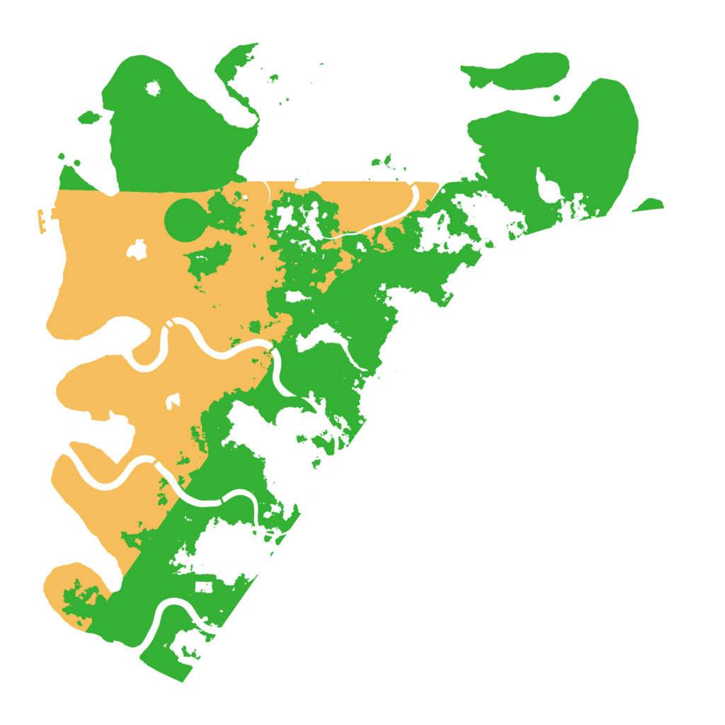 Biome Rust Map: Procedural Map, Size: 4500, Seed: 572332672