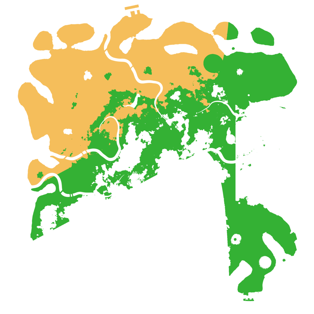 Biome Rust Map: Procedural Map, Size: 4500, Seed: 728446751