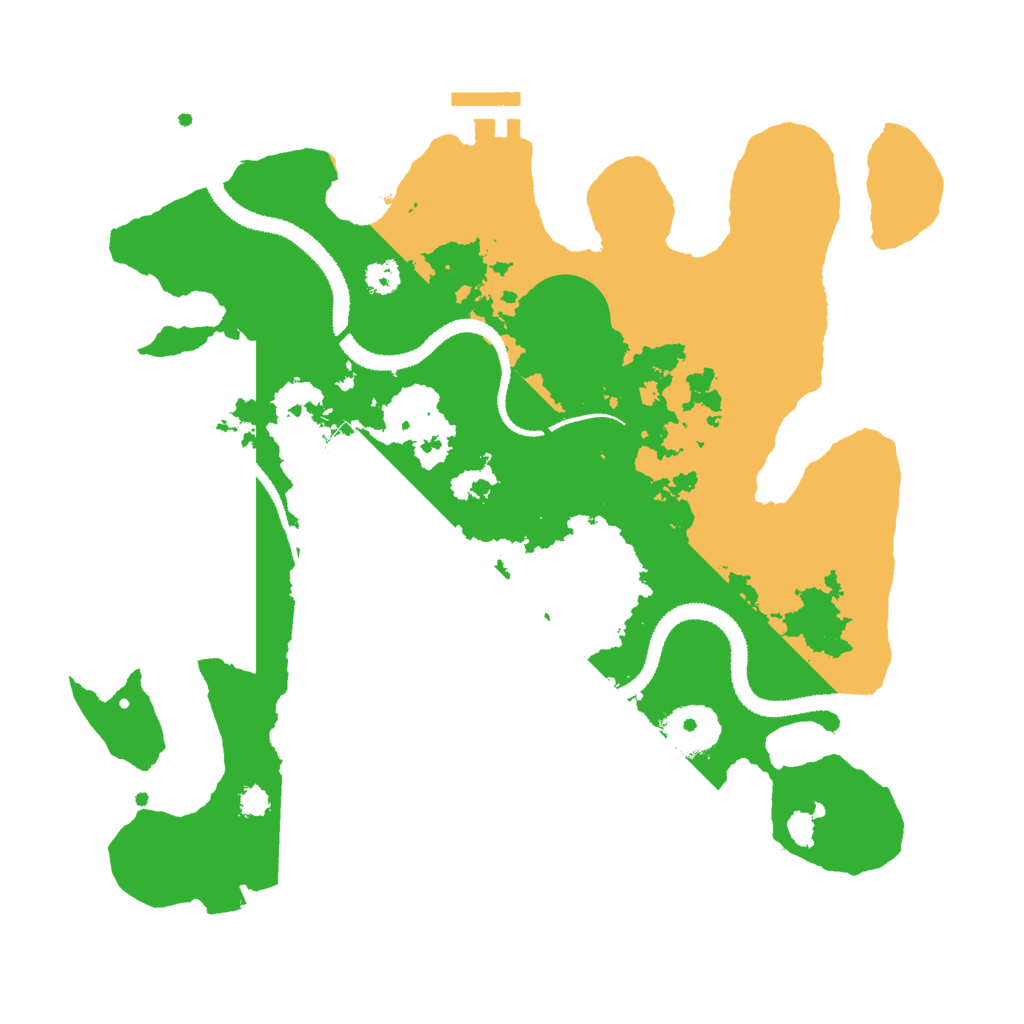 Biome Rust Map: Procedural Map, Size: 3000, Seed: 207710601