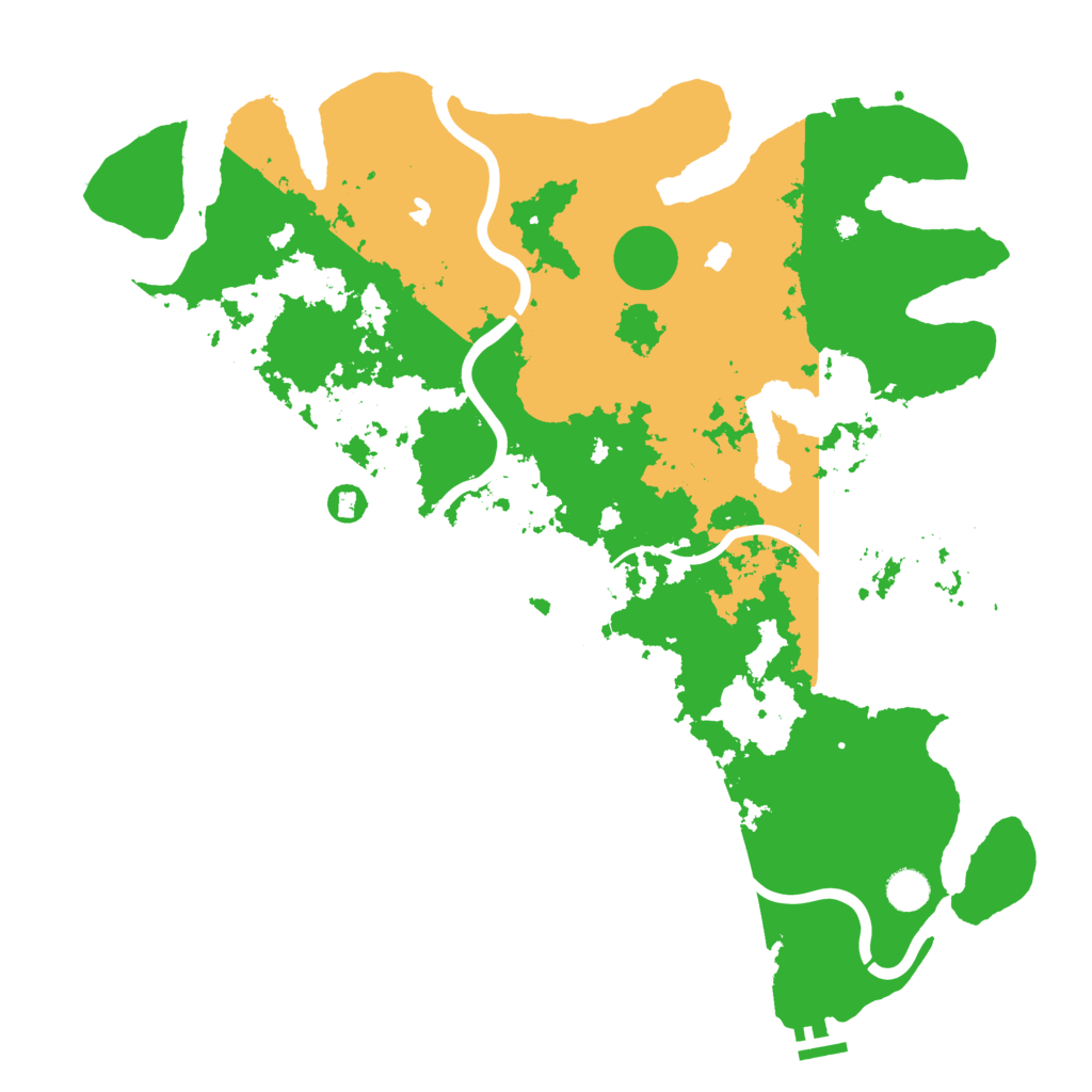 Biome Rust Map: Procedural Map, Size: 4500, Seed: 1097087873