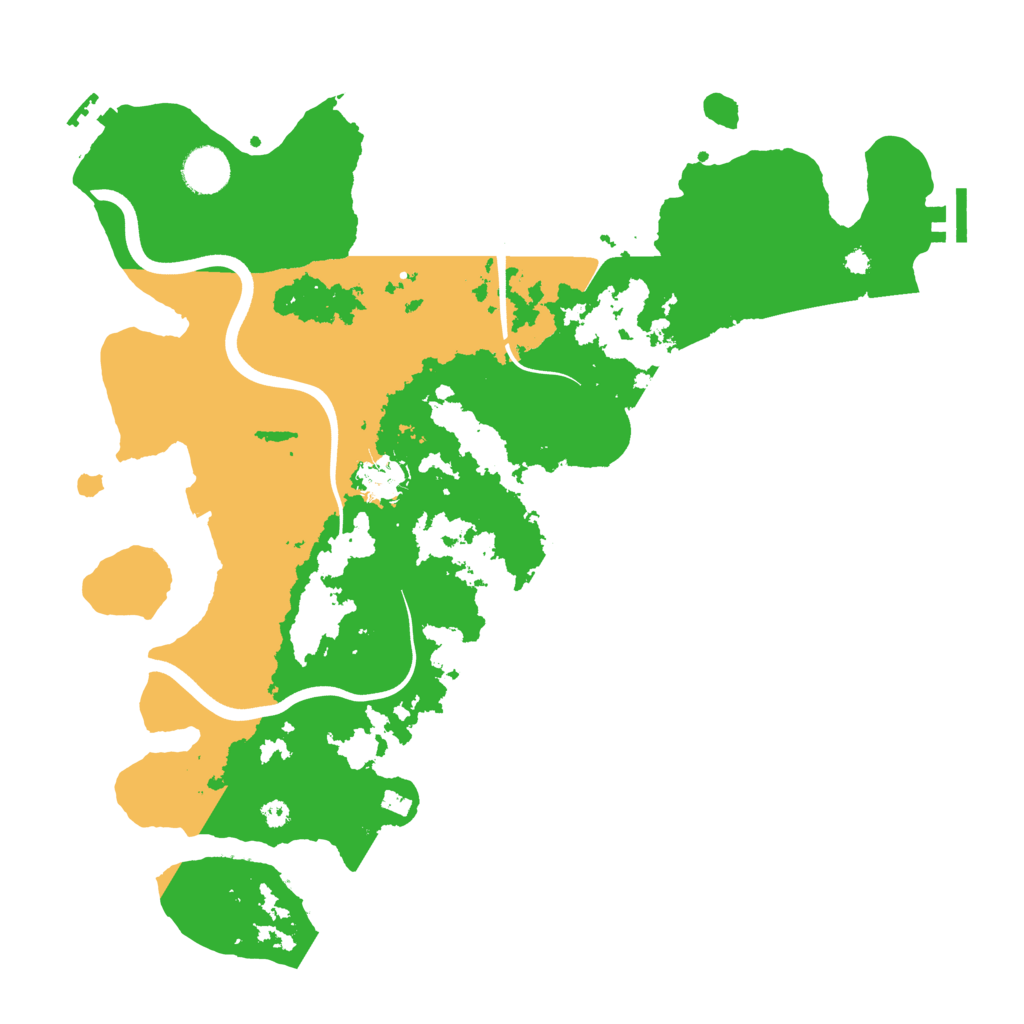 Biome Rust Map: Procedural Map, Size: 3800, Seed: 894365942