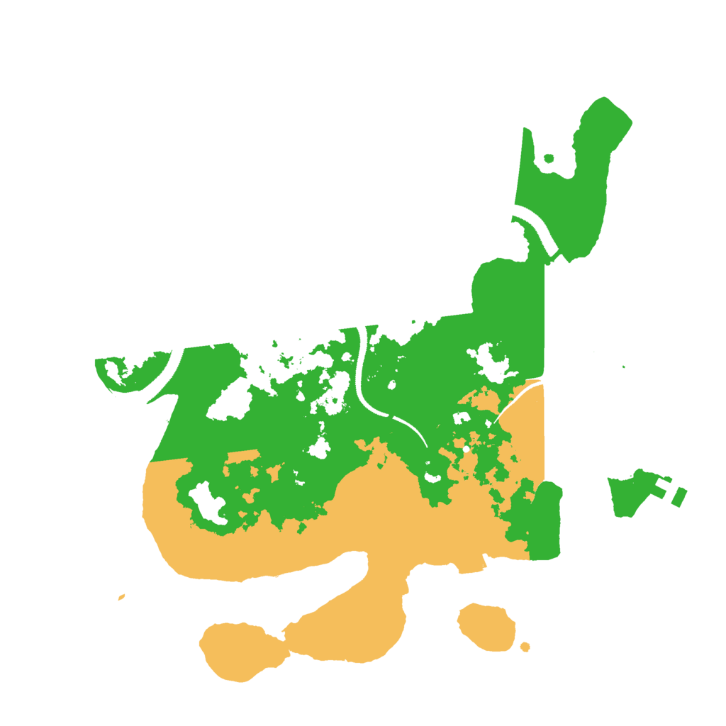 Biome Rust Map: Procedural Map, Size: 3000, Seed: 654332