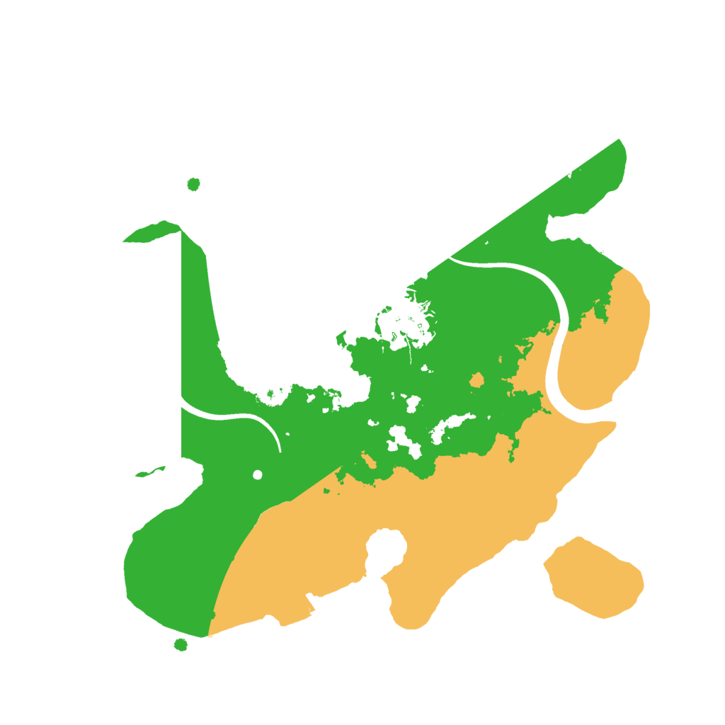 Biome Rust Map: Procedural Map, Size: 2250, Seed: 48291736